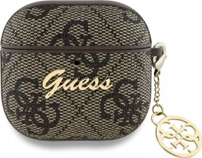 Изображение Guess GUA4G4GSMW AirPods 4 cover          brzowy/brown 4G Charm Collection