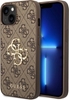 Picture of Guess PU 4G Metal Logo Case for iPhone 14 / Brown