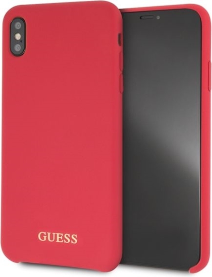 Picture of Guess GUHCI65LSGLRE iPhone Xs Max red hard case Si