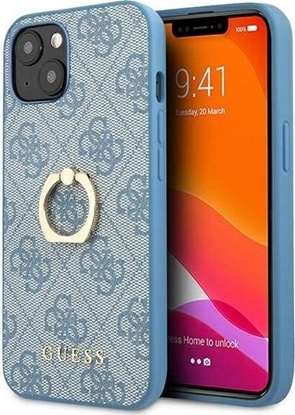 Attēls no Guess Guess GUHCP13S4GMRBL iPhone 13 mini 5,4" niebieski/blue hardcase 4G with ring stand