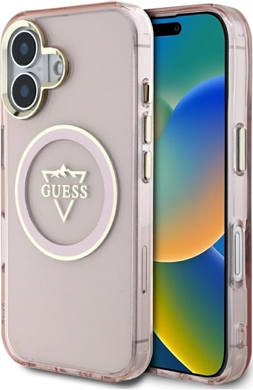 Picture of Etui Guess IML Metal Mountain Logo        MagSafe 