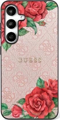 Attēls no Etui Guess Leather 4G Flowers Print       Metal Cl