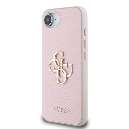 Attēls no Guess PU Grained 4G Metal Logo Case for Apple iPhone 16e