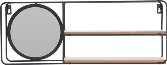 Picture of H&S Decoration Póka cienna z lustrem 50x20x10 cm