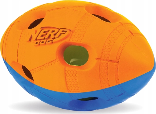 Picture of Hagen wiecca pika footballowa NERF LED, maa, niebieska/pomaraczowa