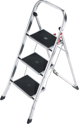 Picture of HAILO Pakapienu solins salokams K70 StandardLine / aluminija / 3 pakapieni  drosibas rokturis  4007126439345