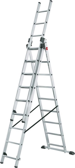 Picture of Hailo Hailo 3-czciowa drabina typu kombi ProfiStep 263 cm 7309-007