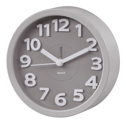 Изображение Hama 00186324 Retro Alarm Clock Grey