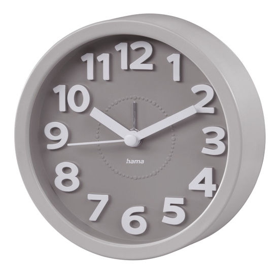 Изображение Hama 00186324 Retro Alarm Clock Grey