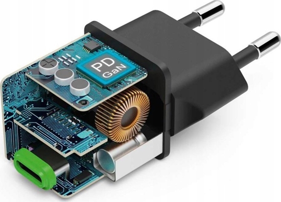 Изображение Hama 00201986 adowarka do urzdze przenonych Smartfon, Tablet Czarny Prd przemienny Szybkie adowanie Wewntrzna