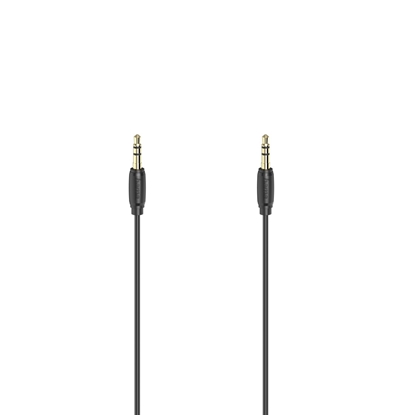 Изображение Hama 00205263 Audio Cable, 3.5mm Jack Plug - Plug Stereo Gold-Plated Ultra-thin 3m