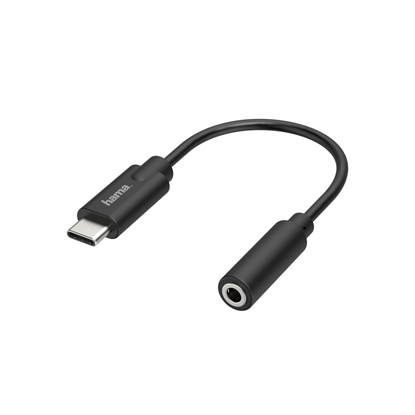 Изображение Hama 00205282 Audio Adapter USB-C To 3.5mm Black