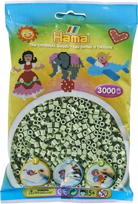 Picture of Hama Beads Hama midi perler 3000stk eukalyptus