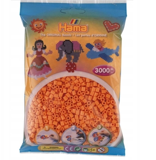 Picture of Hama midi perler 3000stk abrikos