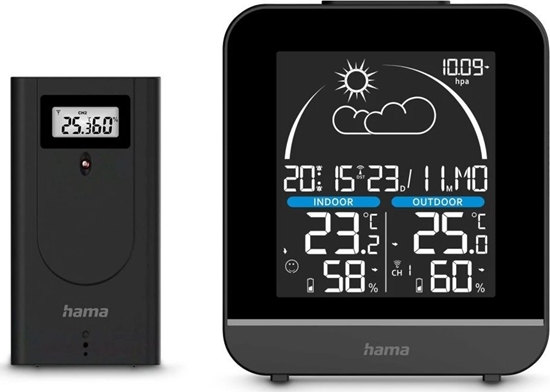 Изображение Hama STACJA POGODY LA GOMERA TERMOMETR HIGROMETR  BAROMETR