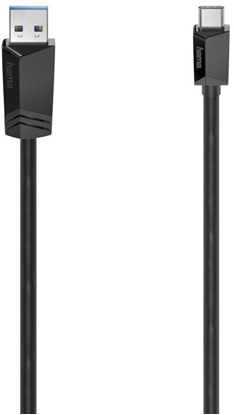 Attēls no Kabel USB Hama USB-C - USB-A 3 m Czarny (00200653)