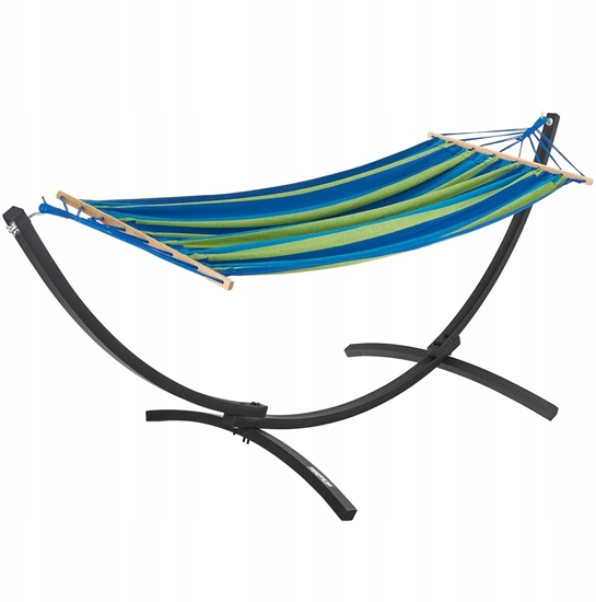 Picture of Hamak ogrodowy ze stelaem 200x100cm 200kg (1)