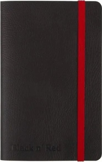 Picture of Hamelin OXFORD BLACK N´RED BUSINESS JOURNAL SOFT COVER A6 BLACK