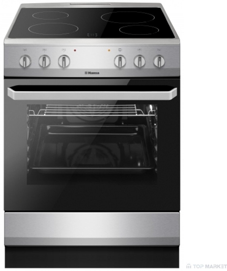 Picture of Hansa  platums 60 cm  nerusejosa terauda/melna - Elektriska plits ar keramikas virsmu