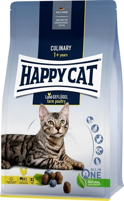 Picture of Happy Cat Culinary Farm Poultry, sucha karma, dla kotów dorosych, drób, 1,3 kg, worek