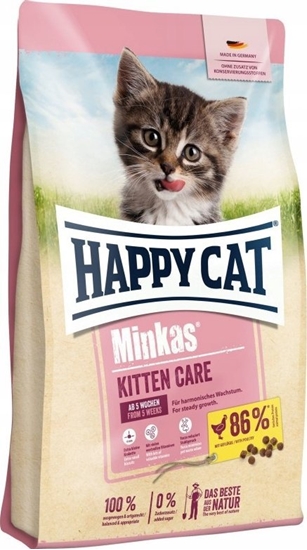 Изображение Happy Cat Minkas Kitten Care, drób, 500 g