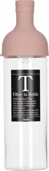 Picture of Hario Hario - Filter-In Tea Bottle - Butelka do Cold Brew Pudrowy Ró 750ml