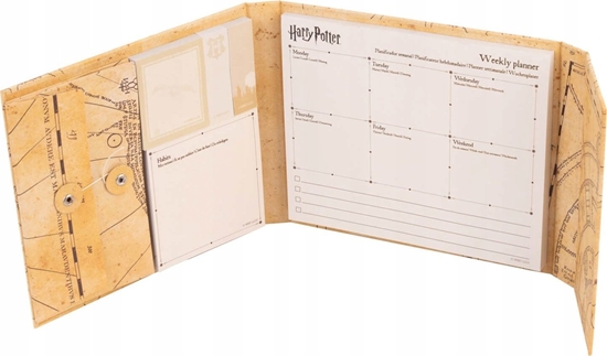 Picture of Harry Potter Harry Potter - Planner tygodniowy z karteczkami samoprzylepnymi (19,3 x 16,5 cm)