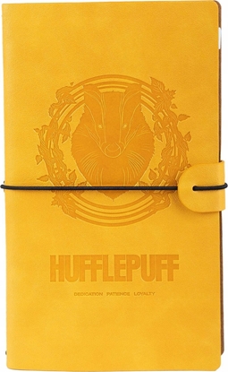 Attēls no Harry Potter Harry Potter - Skórzany notatnik podróny Hufflepuff 12x19,6 cm (óty)