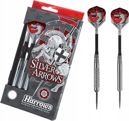 Attēls no Harrows Harrows Rzutki Steeltip Silver Arrows 18 g