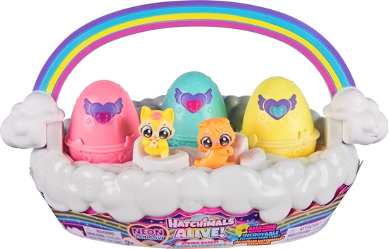 Picture of Hatchimals Alive Neon Rainbow Basket
