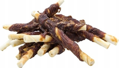 Attēls no Hau&Miau Pausesnack przysmak dla psa, patyki ze skóry z kaczk 1kg