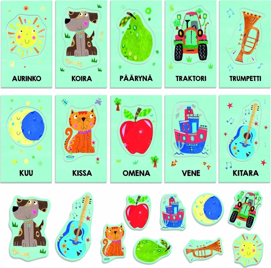 Изображение Headu HEADU Montessori Baby Flashcards (In Finnish lang.)