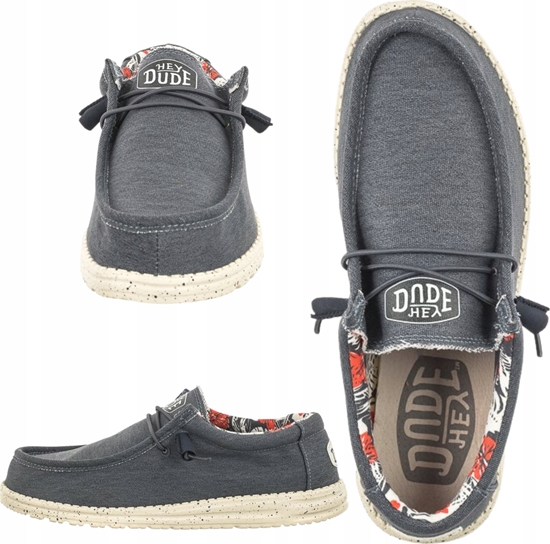 Picture of HEY DUDE Hey Dude Wally Funk Mono 40011-1FX szary 42