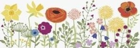 Изображение HEYDA Tama na okno z klejem 2m Kwiaty