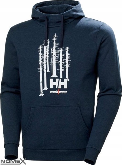 Picture of Helly Hansen Bluza Helly Hansen Graphic Hoodie Navy Melange