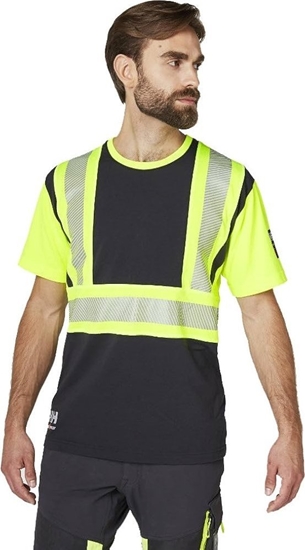 Изображение Helly Hansen T-shirt with reflective elements HELLY HANSEN ICU, yellow/black 2XL