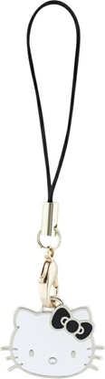 Picture of Hello Kitty zawieszka HKCPMKHK Phone      Strap czarny/black Charm Kitty Head