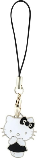 Picture of Hello Kitty zawieszka HKCPMKK Phone       Strap czarny/black Charm Kitty Cute