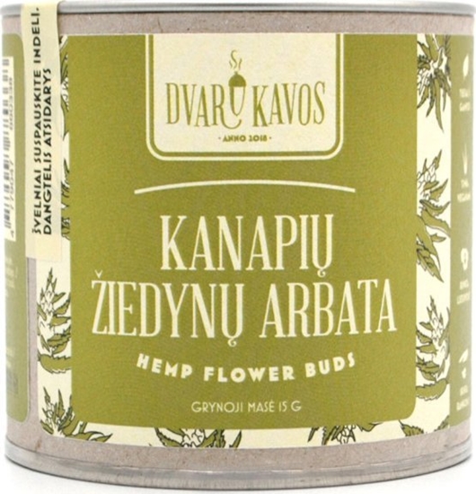 Picture of Hemp flower bud infusion Dvaro Kavos, 15 g