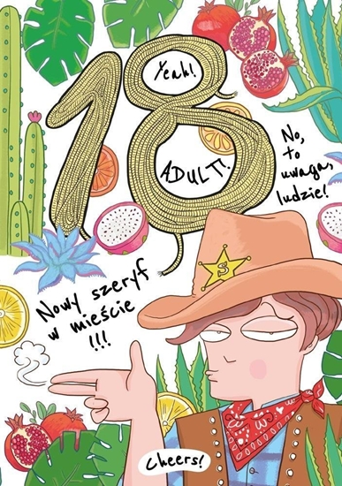 Picture of HENRY Karnet A5 Urodziny 18 - Chopak Dziki Zachód