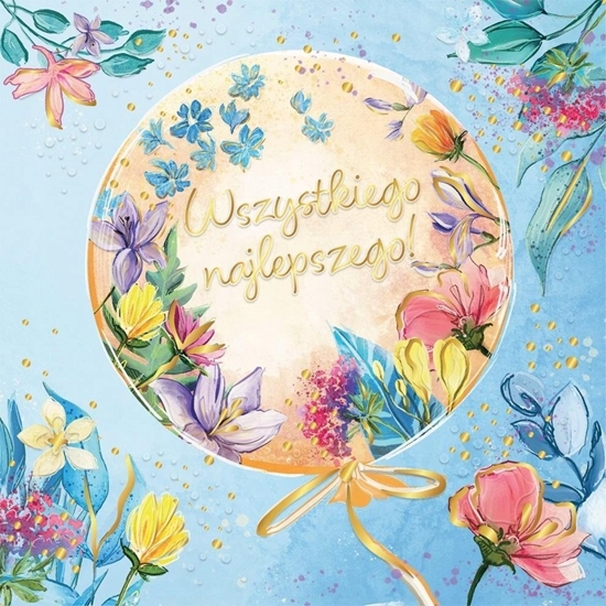 Изображение HENRY Karnet KW Balon w kwiatach