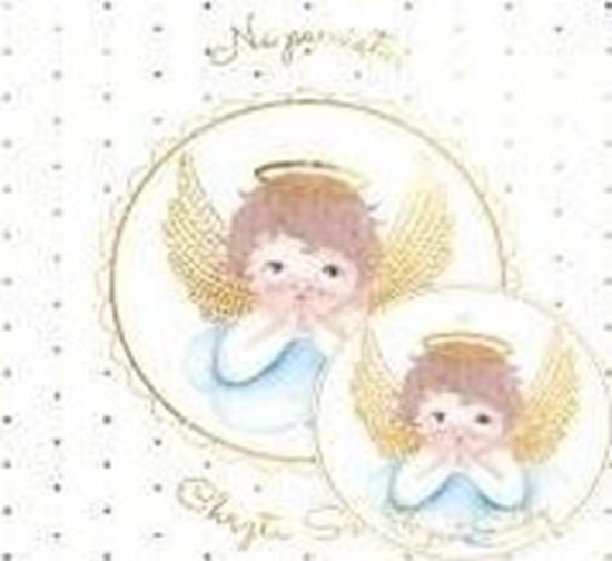 Picture of HENRY Karnet KW Chrzest Anioek na chmurce