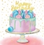Attēls no HENRY Karnet KW Tort Happy Birhday