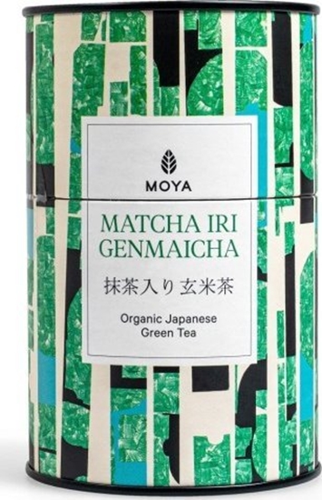 Изображение Moya Matcha HERBATA ZIELONA MATCHA IRI GENMAICHA JAPONSKA 60 g - MOYA MATCHA