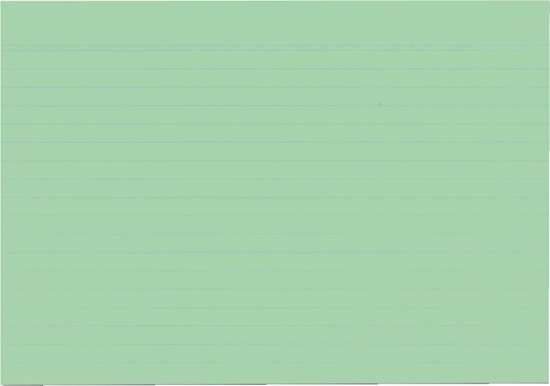 Picture of Herlitz Herlitz Karteikarte  A5 liniert grün           100er Packung