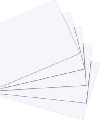 Picture of Herlitz Herlitz Karteikarte A6 blanko weiß            100er Packu
