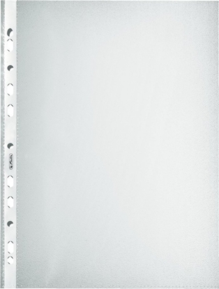 Picture of Herlitz Herlitz Prospekthülle A4 genarbt Premium 100er Packung