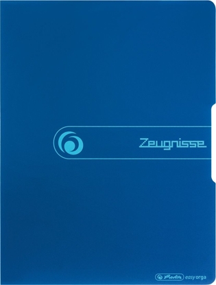 Picture of Herlitz Herlitz Sichtbuch "Zeugnisse"      opak blau       20 Hüllen
