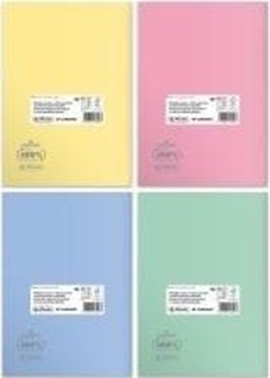 Изображение Herlitz Zeszyt B5/60K kratka Eco PP Pastel Colors (5szt)