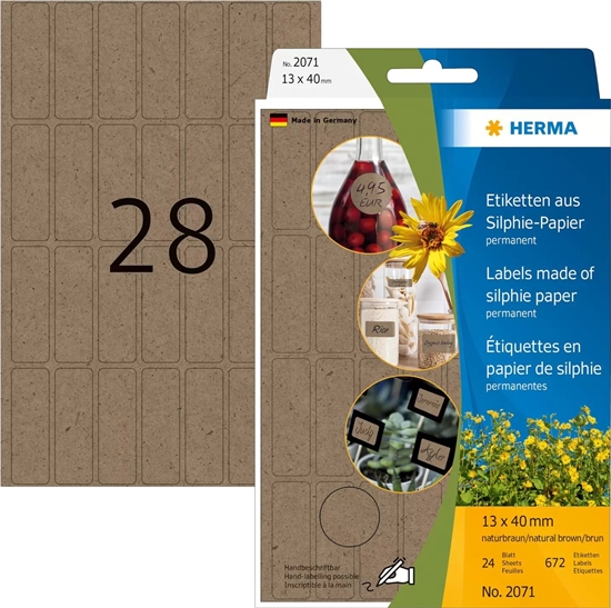 Picture of Herma HERMA  Büropackung Vielzwecketiketten Silphie 13x40mm